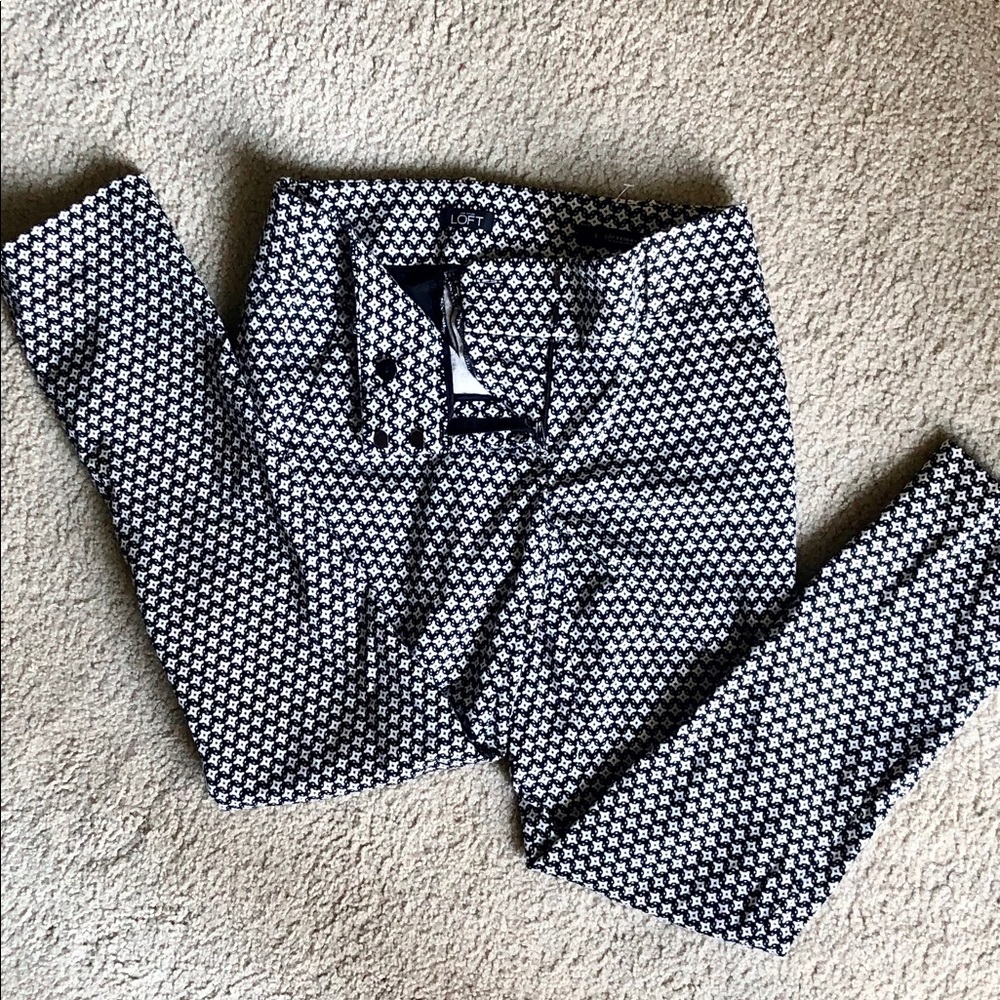 LOFT Julie skinny cropped pant